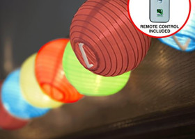 24 MULTI COLOR EXTRA LONG EXTENDABLE INDOOR OUTDOOR MINI NYLON STRING PATIO LIGHTS